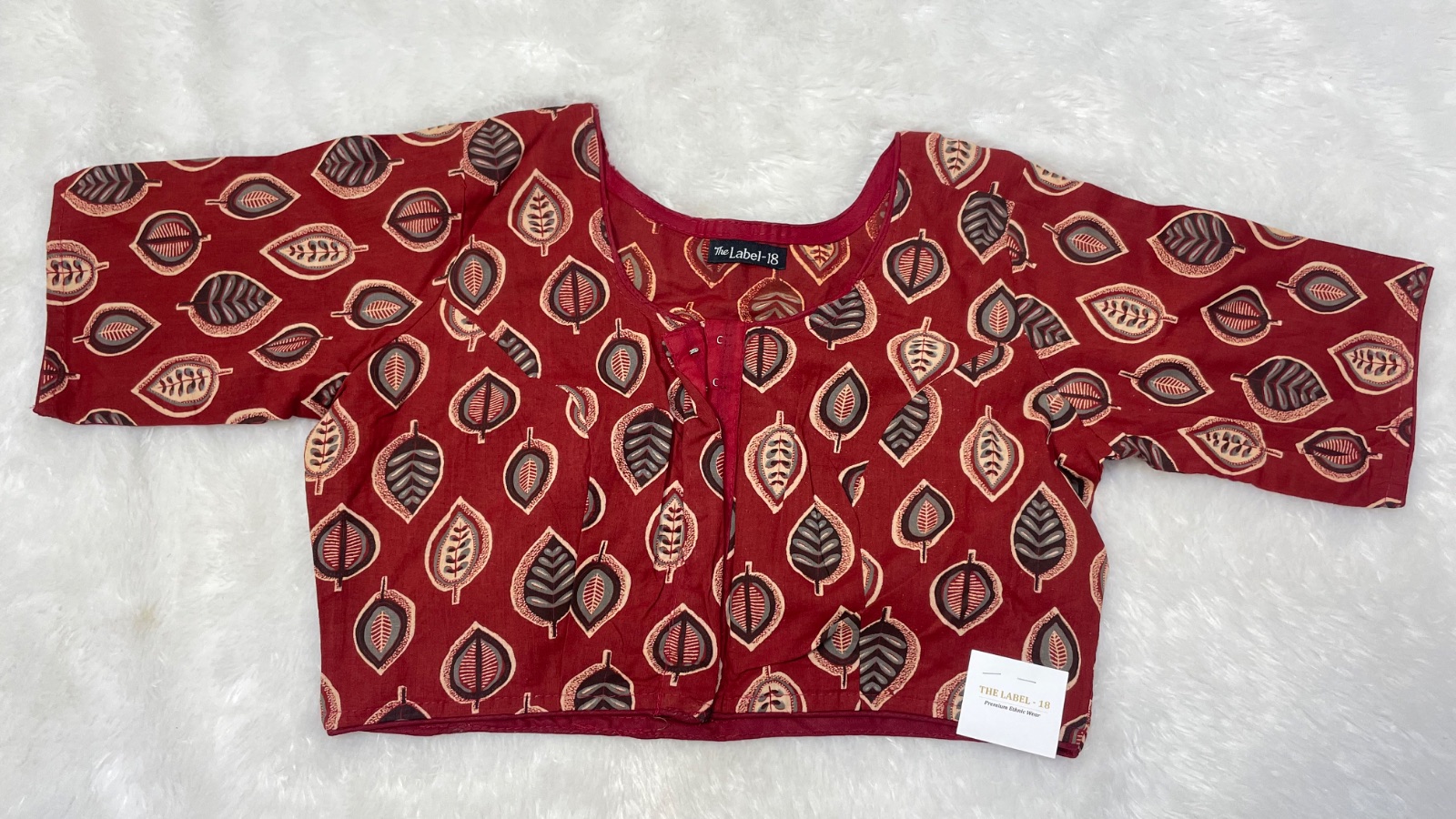 Cotton blouse without lining