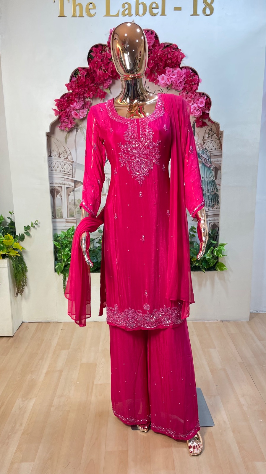 Pink kurti set