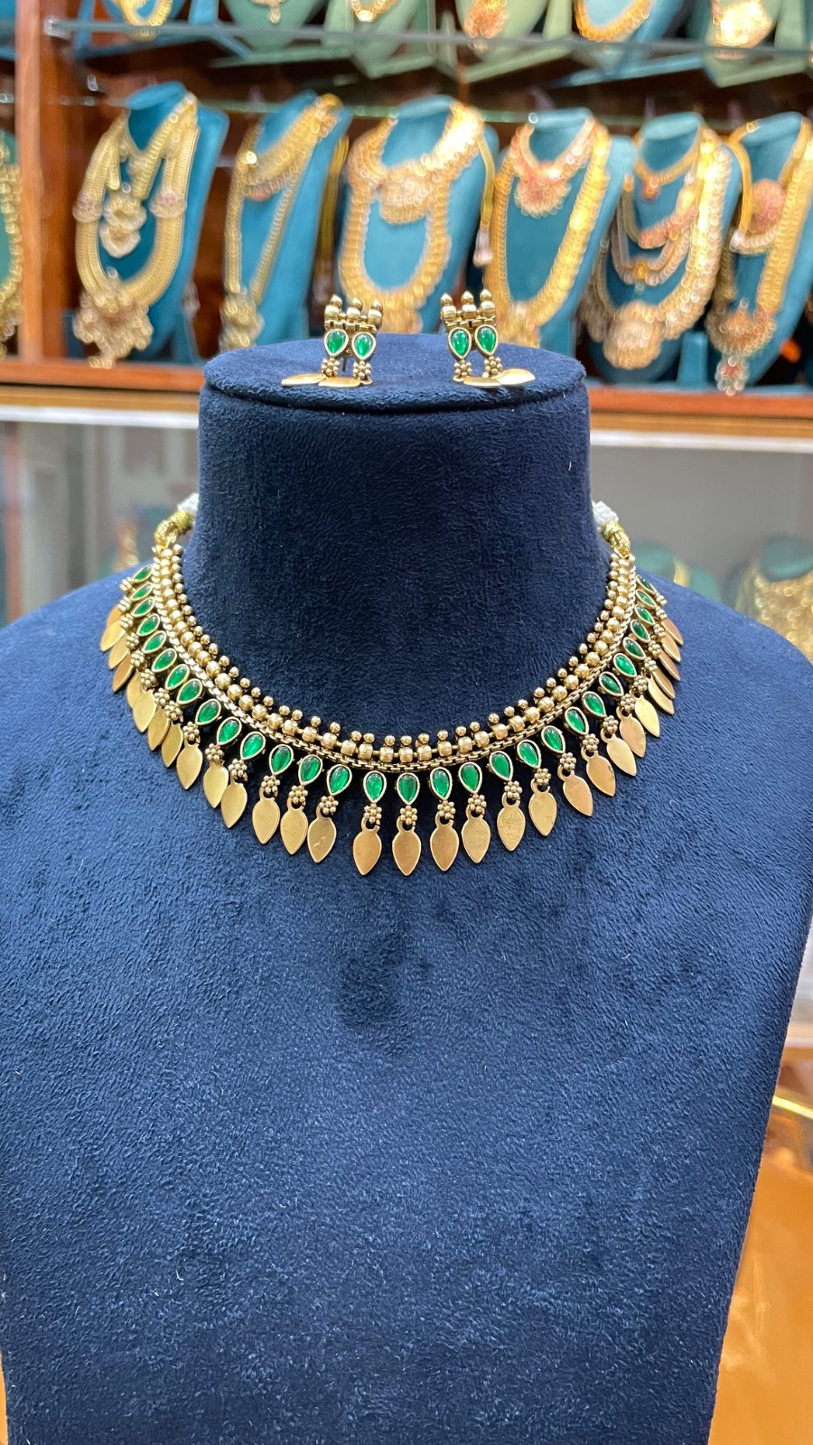green stones with leaf dropping