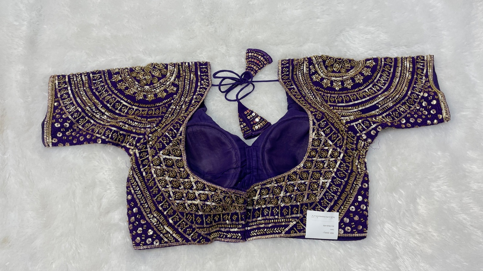 Hand Worked blouse angle 2
