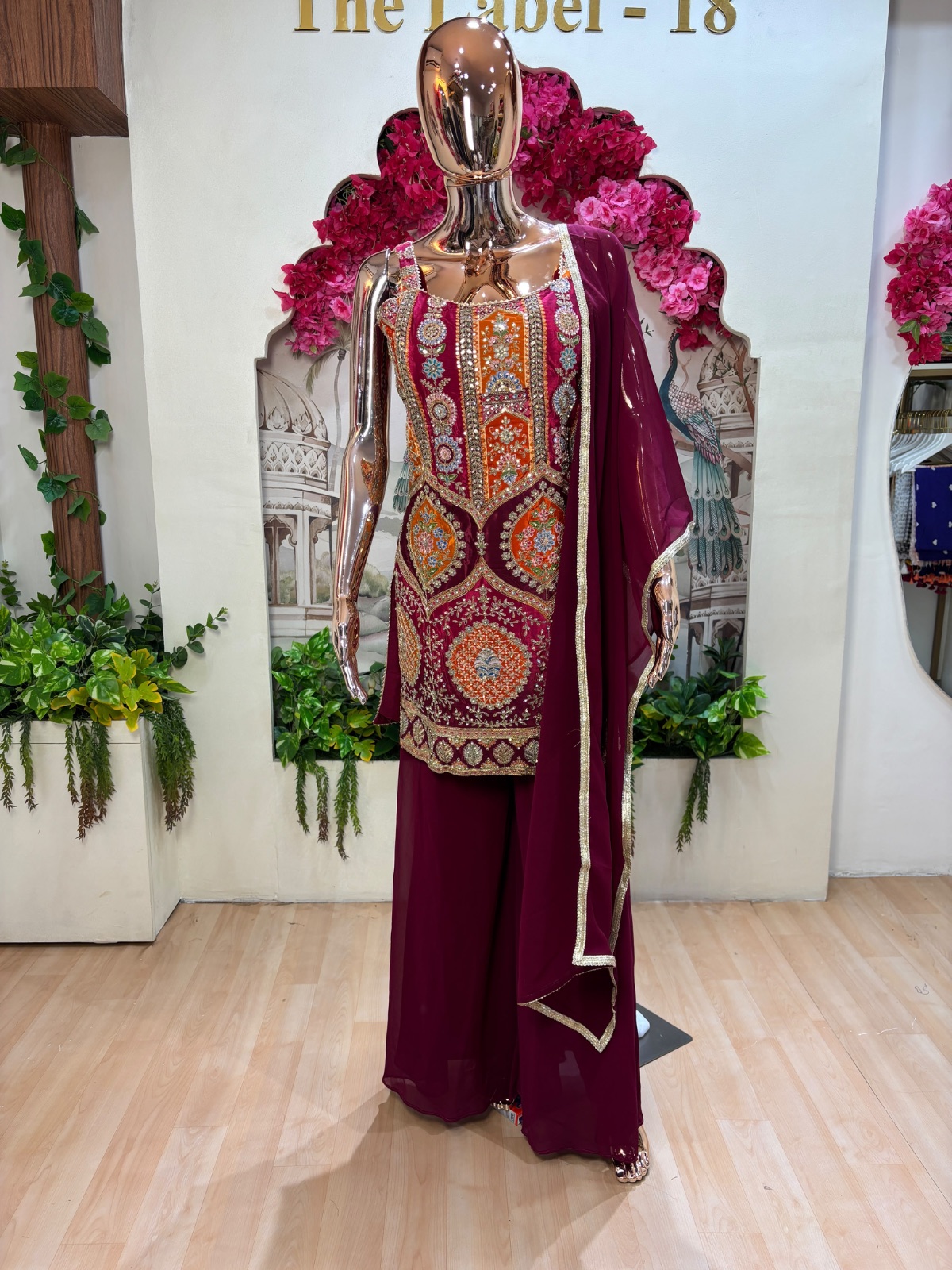 Multicolour kurti set