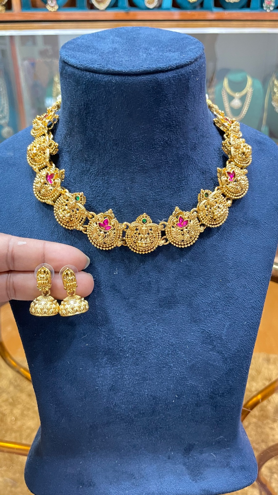 Lakshmi design necklace