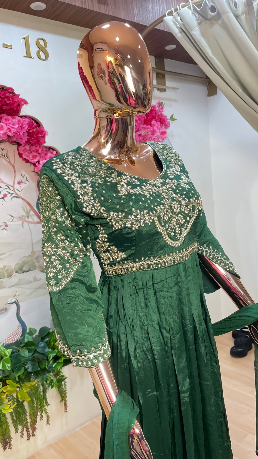 Long umbrella dress angle 2