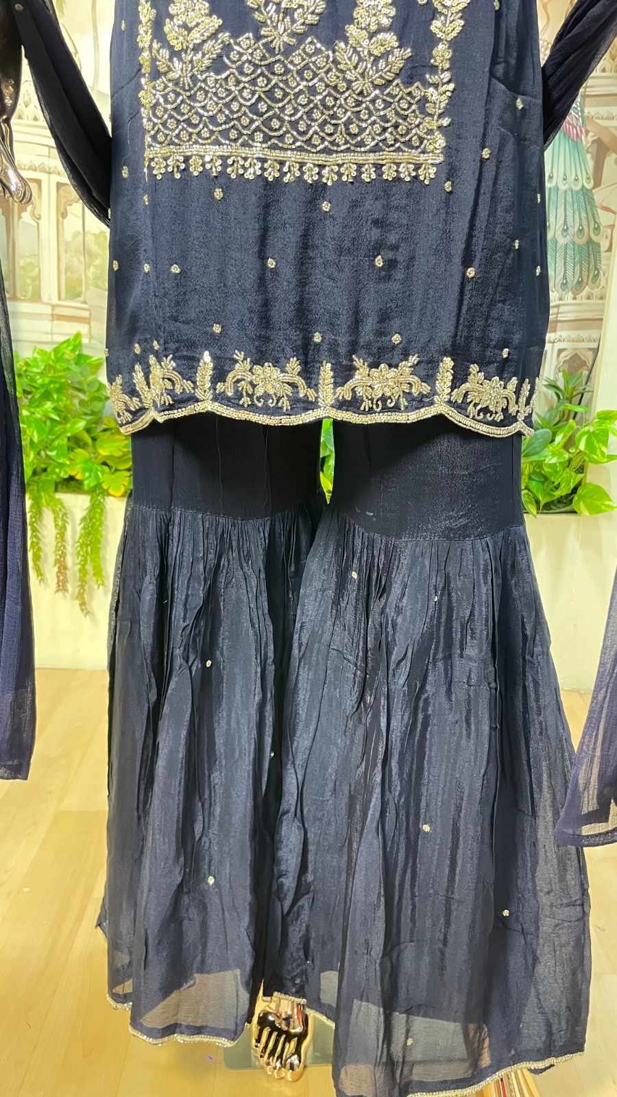 Blue kurti set angle 7