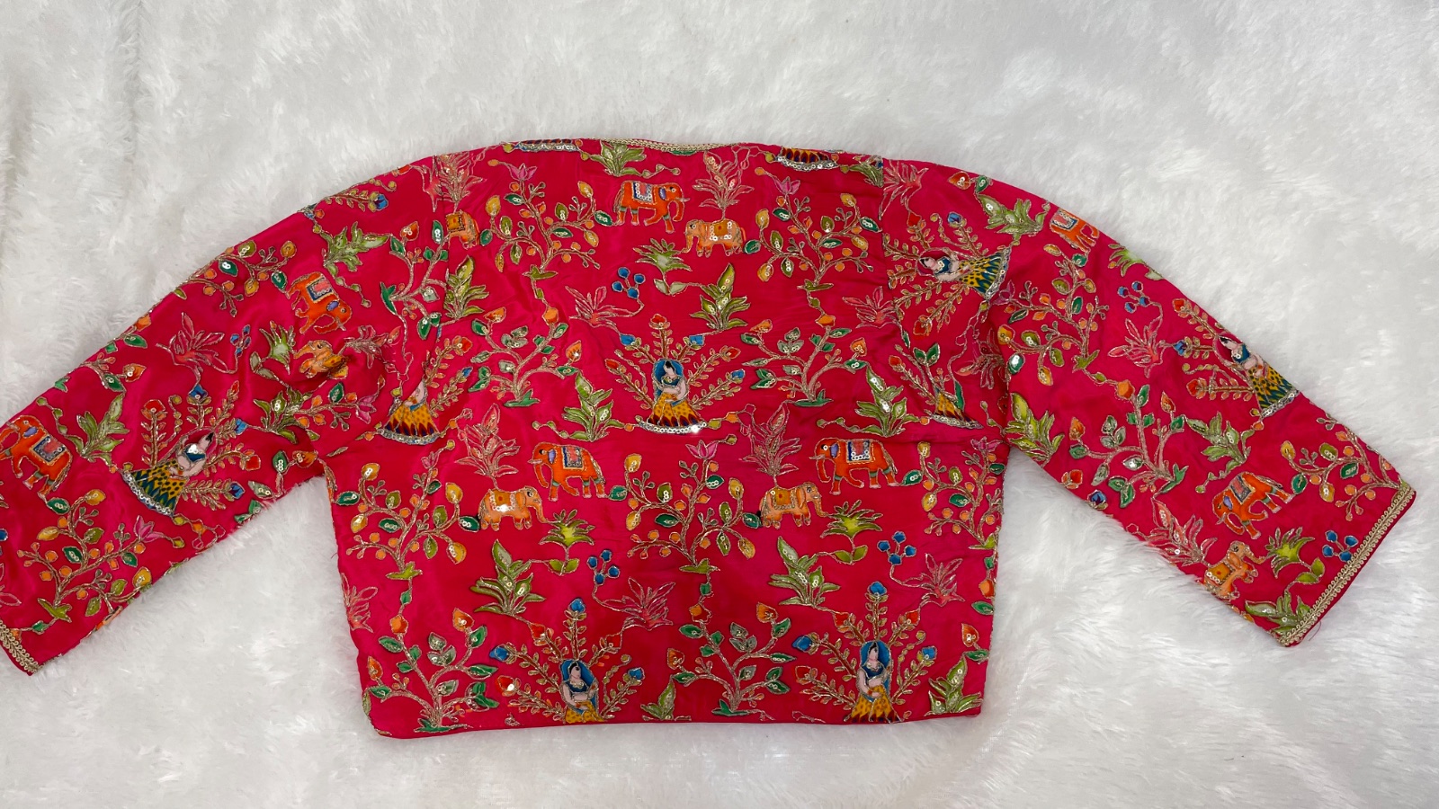 Designer blouse angle 2