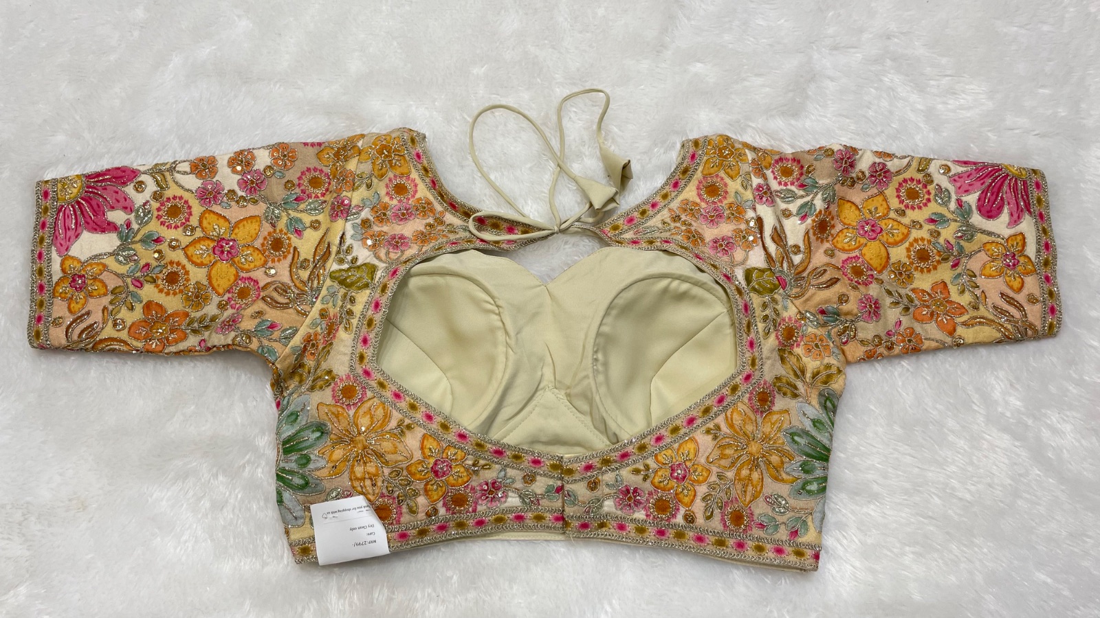 Floral blouse angle 2