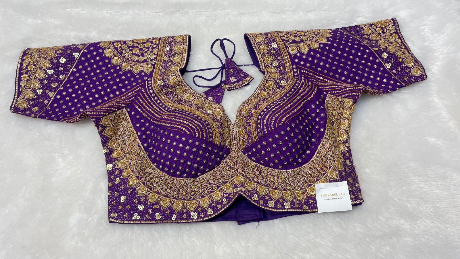 Machine worked blouse