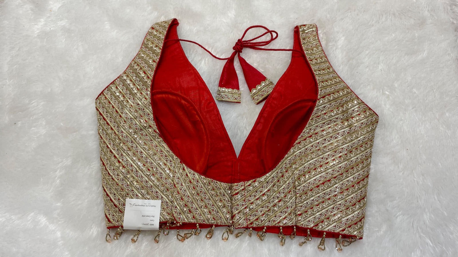 Lace worked blouse angle 2
