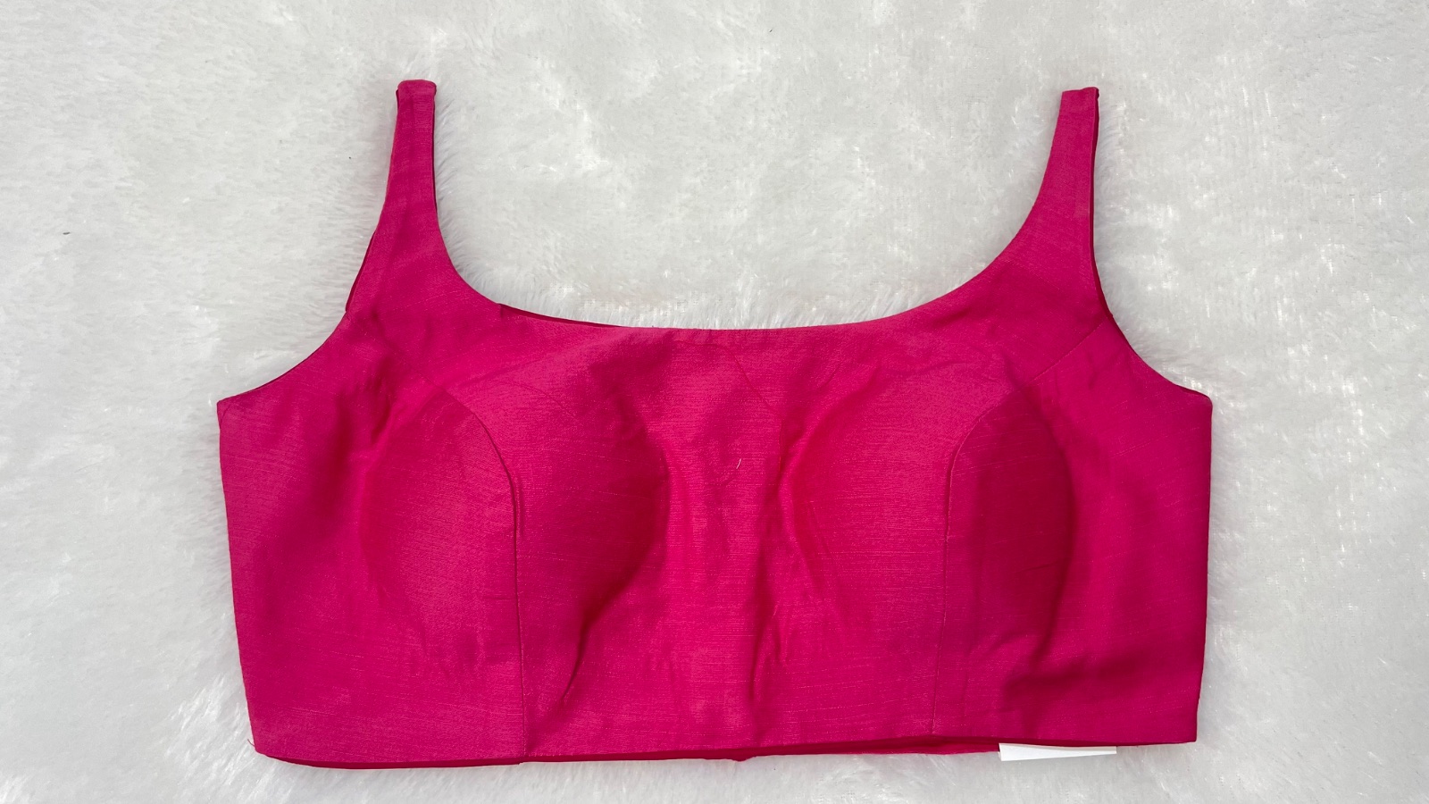 Plain sleeveless blouse