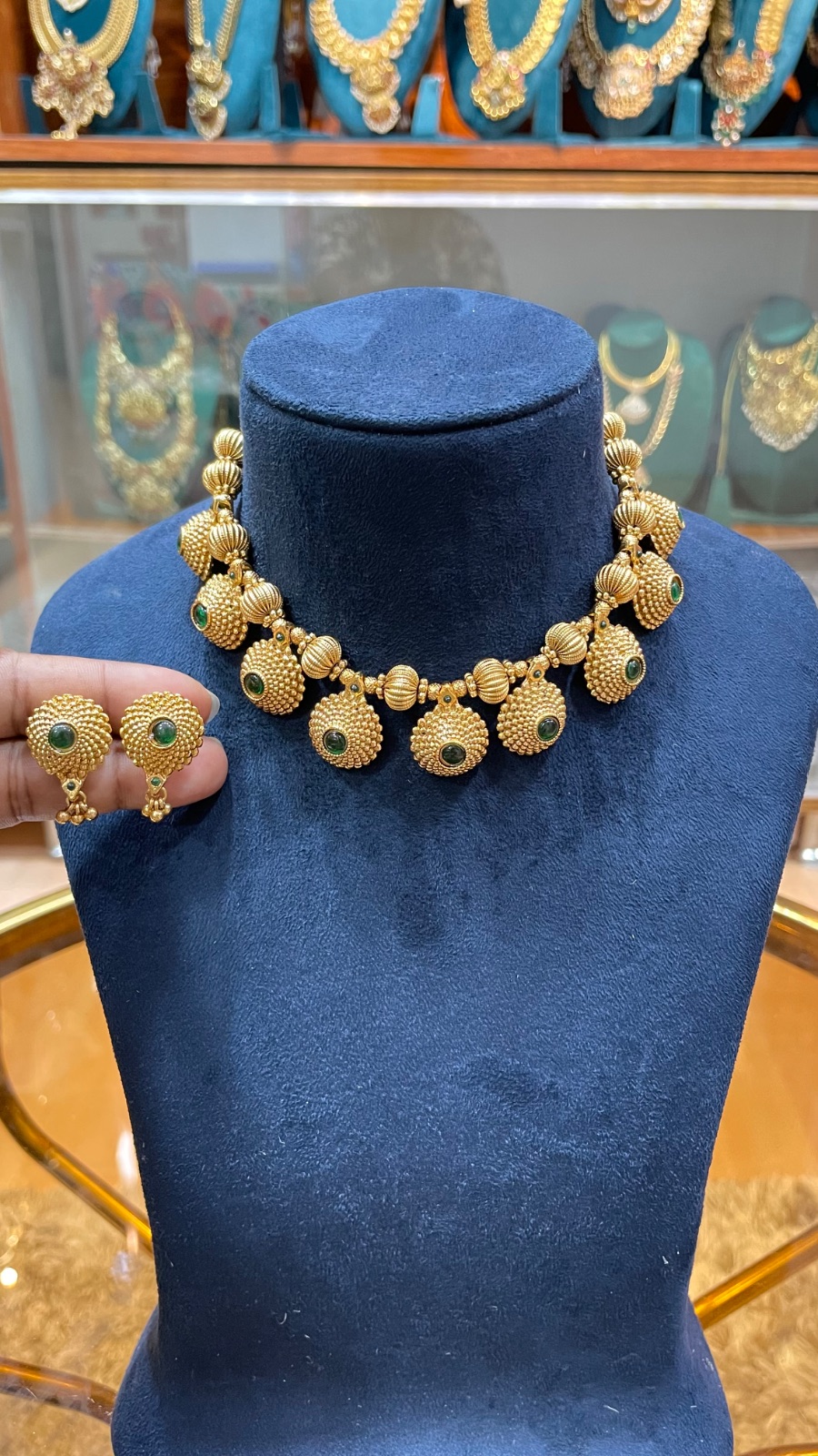 gold necklace
