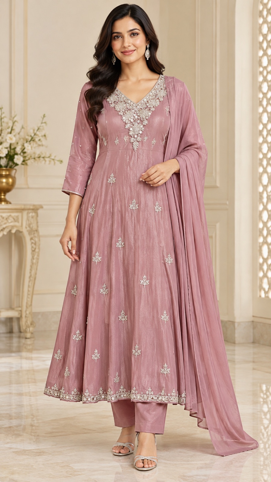 Onion pink party wear